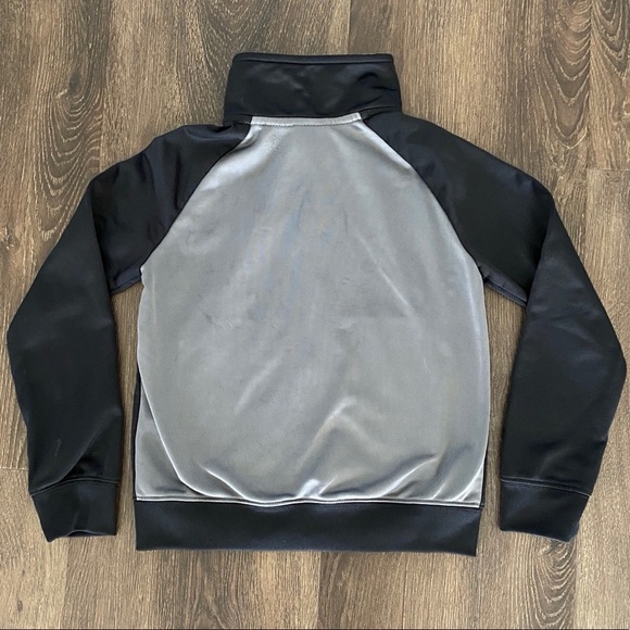 Nike Boys Black and Grey Zip-up Track Jacket - Picture 2 of 5